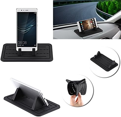 Universal Silicone Dashboard Phone Holder – Adjustable Anti-Slip Car Mount for Hands-Free Navigation and Streaming – Compatible with All Smartphone Models – Reusable and Easy to Clean Accessory for Safe Driving and Office Use