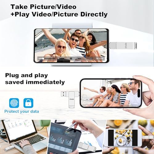 Maximize Your Apple Device Storage with the App-le MFi Certified 128 GB i Diskk Flash Drive – Ultimate i Phone and i Pad Photo Backup Solution for Effortless Data Management, High-Speed Transfers, and Enhanced Compatibility Across All Your Devices