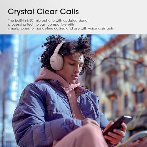 Premium Bluetooth Over-Ear Headphones with 80-Hour Playtime, Custom EQ Settings, and Enhanced Noise-Cancellation Microphone for Superior Call Clarity – Foldable Wireless Headset Ideal for Travel, Gym, Office, and Home Enjoyment with Rich Deep Bass and Unmatched Comfort