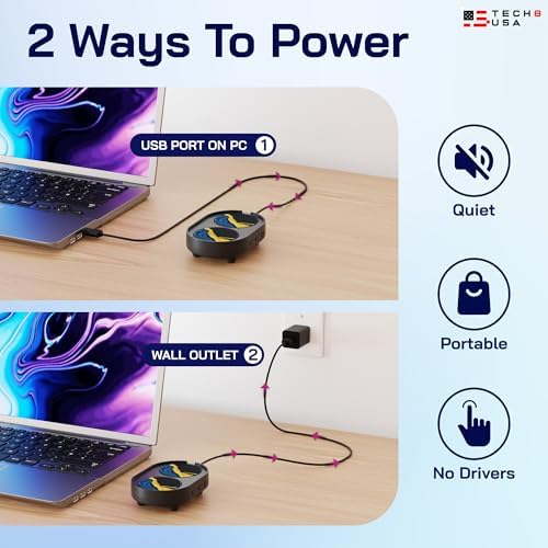 Revolutionize Your Workflow with the TECH8 USA Mouse Mover – Undetectable Jiggler for Laptops & PCs, Plug-and-Play Convenience, Random Movement Patterns, Patented Technology, Fun 3 D Hologram Alien Design, Enhanced Compatibility for Seamless Productivity, Perfect Work from Home Accessory