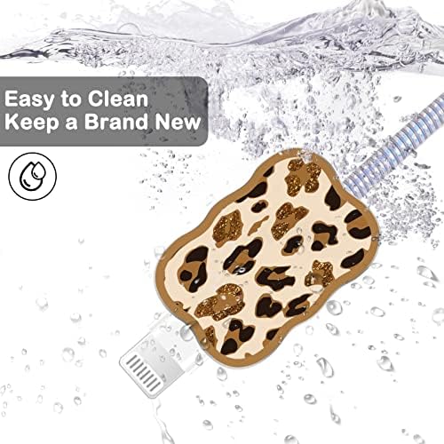 Chic Kawaii Marble Pattern Cable Protector for i Phone Charger – Stylish Data Cable Saver for Enhanced Durability and Fast Charging Compatibility with i Phone 11, 12, 13, 14, Pro Max, XS, XR, X, 7, 8 Plus – Lightweight and Trendy Phone Accessory
