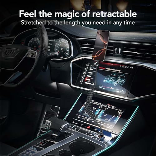 Universal 4-in-1 Coiled USB Charging Cable for Fast 240 W Power Delivery – Multi-Device Compatibility for i Phone 16/15/14/13, i Pad, Samsung, Mac Book, and More – Tangle-Free 6 Ft Design for Effortless Charging Anywhere – Elevate Your Charging Efficiency with Enhanced Durability