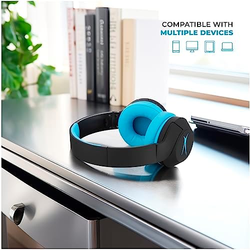 Altec Lansing Kid-Safe Wireless Headphones – Active Noise Cancellation for Children Aged 7+, 85 d B Volume Limiting, 15-Hour Battery Life, Ergonomic Foldable Design for Ultimate Comfort and Safety in Music, Movies, and Gaming