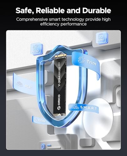 Elevate Your Computing with ORICO 1 TB M.2 2280 SATA SSD – High-Speed Internal Solid State Drive for Desktop and Laptop Upgrades, Featuring B+M Key for Universal Compatibility, 6 Gbps Data Transfer Rate, Low Power Consumption for Extended Battery Life, Perfect for Gamers and Professionals – Unleash Exceptional Performance and Reliability Today!