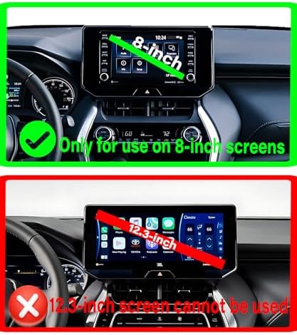 Transform Your Toyota Venza 2021-2024 with Our Premium 15 W Fast Wireless Charging Car Phone Holder: Experience Ultimate Hands-Free Navigation with 360-Degree Rotating Mount, Screen-Fixed Clip for Enhanced Safety, Ideal for 8-Inch Touch Screens and Daily Drives