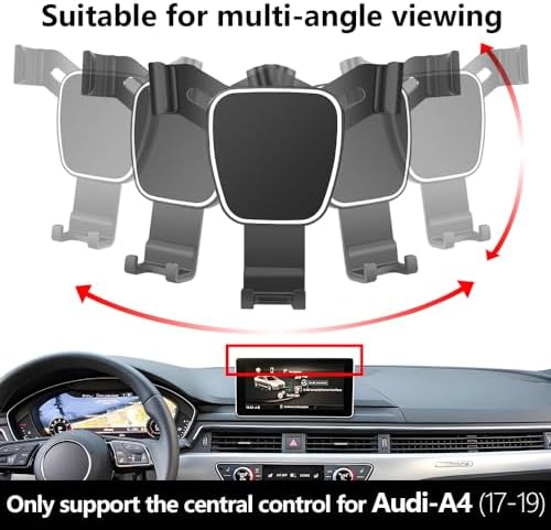 Premium Car Phone Holder for Audi A4 (2017-2019), A5 (2018-2019), Q5 (2018-2020) – 8.3-Inch Screen Mobile Mount for Seamless Navigation and Secure Device Storage – Stylish Interior Accessory for Enhanced Driving Experience and Compatibility with All Smartphones