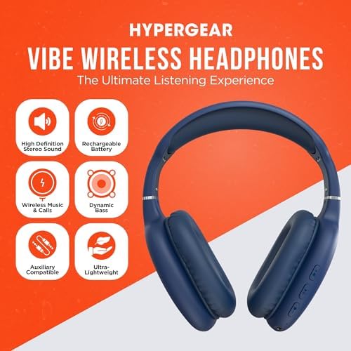 Transform Your Listening Journey with Premium Foldable Bluetooth Over-Ear Headphones – Superior Noise Isolation for Ultimate Focus, Plush Foam Ear Cushions for Extended Comfort, and Built-in Microphone for Effortless Communication – Perfect for Fitness Enthusiasts and Travel Lovers Alike, Unisex Design for All Users