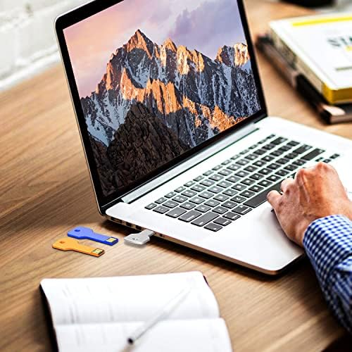 KOOTION 64 GB USB Flash Drive 3-Pack: Sleek Metal Memory Sticks in Blue, Silver, and Gold – Ultimate High-Speed Data Storage Solution with Enhanced Compatibility for Professionals and Students