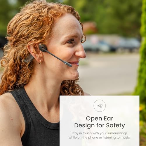 Puro Sound Labs Flex-Pro Open Ear Bone Conduction Headphones – Bluetooth 5.3 Wireless Audio Solution with Sweat-Resistant Design, Built-in Mic for Hands-Free Calls, and Enhanced Surrounding Awareness for Active Lifestyles and Daily Use