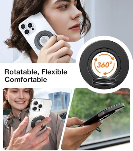 Elevate Your Mobile Experience with TORRAS 2025 Upgrade Dual-Ring Mag Safe Phone Grip Holder in Desert Titanium Gold – Ultimate Compatibility for i Phone 16/15/14/13/12/11, Samsung & Google Devices, Innovative Magnetic Kickstand for Effortless Hands-Free Viewing and Enhanced Stability