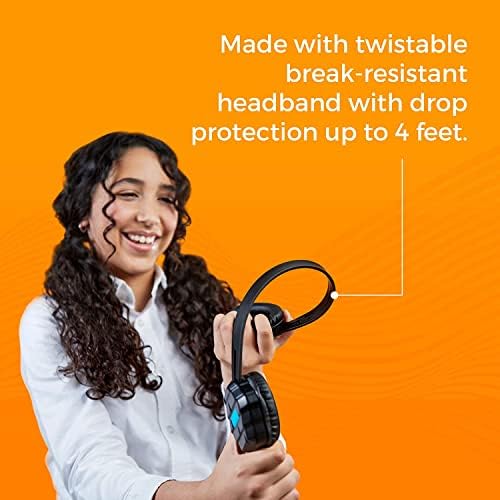 Gumdrop Drop Tech B1 On-Ear Headphones: Unmatched Durability for K-12 Classrooms – Comfortable Fit, Quick Device Connectivity, and Premium Sound Quality for Enhanced Learning Experience