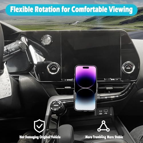 Lexus NX 14-Inch Screen Car Phone Holder: Premium Mount for 2022-2024 Models, Thick Case Compatible, Secure Smartphone Access for 4.7-7 Inch Devices – Ultimate Driving Convenience and Safety Accessory