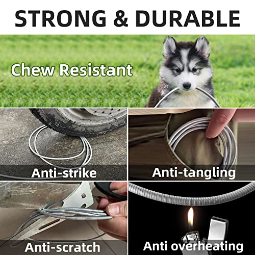 Revolutionize Your Charging Routine with the MFi Certified 6.6 ft Chew-Proof Metal Braided Lightning Cable – Durable Stainless Steel Design for Fast Charging & Data Sync with Apple Devices, Enhanced Safety Features for Everyday Use