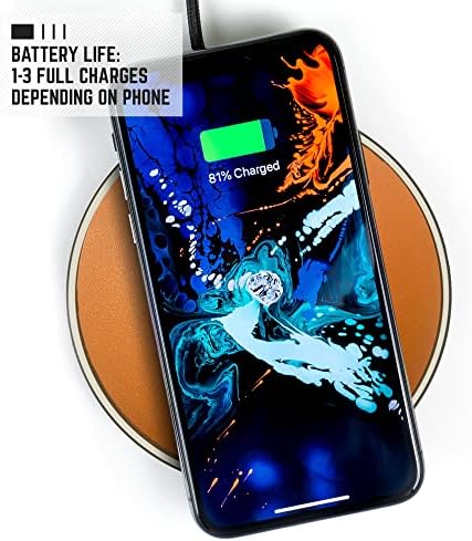 LSU Illuminated Logo Wireless Charger & Portable Power Bank – Dual Charging Pad for Wired and Wireless Devices, Fast Charging Technology, Ideal NCAA Gifts for Graduates and Fans, Ultimate Charging Solution with Enhanced Compatibility