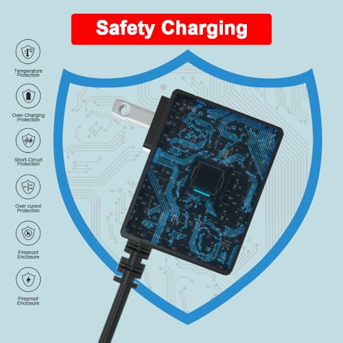 10 FT USB-C Power Adapter for Nintendo Switch & Lite – High-Speed 15 V 2.6 A Charger for Ultimate Gaming Freedom – Enhanced Dock Compatibility for Continuous Play and Versatile Setup