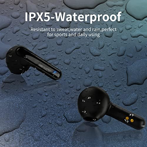 Kids’ Bluetooth 5.1 Wireless Earbuds – Adorable Waterproof Earphones with Dual Mics, 36-Hour Playtime, Hi-Fi Stereo Sound, and Gaming Mode – Perfect for Active Young Listeners and Learning on the Go