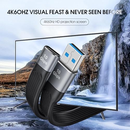 Ultra-Fast 8.5-Inch USB C Cable – Thunderbolt 4 Type-C C to C with 40 Gbps Data Transfer & 240 W PD Fast Charging – 8 K@60 Hz Video Output Compatible with i Phone 16 Pro Max, Mac Books & External SSDs – Perfect for Travel & Efficient Workspaces