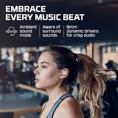 Hyper X Cirro Buds Pro: Premium True Wireless Earbuds with Active Noise Cancellation, Low Latency Gaming, and Bluetooth 5.2 – Versatile IPX4 Sweat-Resistant Design for PC, Nintendo Switch, and Mobile Use – Fast Charging and Ambient Sound Mode for Ultimate Audio Experience
