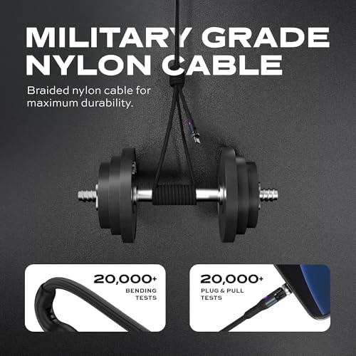 Upgrade Your Power Experience with the Statik 360 Pro Magnetic Charging Cable – Ultimate 3-in-1 Solution for USB C, Micro USB & USB A Devices, 100 W Fast Charging Technology, Sturdy Black Design, 3 ft Length for Maximum Portability and Comprehensive Compatibility with Smartphones, Tablets & Laptops