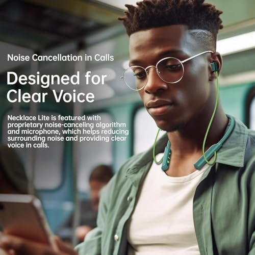 Oraimo Neck Lite Wireless Neckband Earbuds – Ultra-Lightweight Design with Deep Bass, IPX4 Waterproof Rating, and 30-Hour Playtime for Uninterrupted Music Enjoyment – Built-in Microphone for Hands-Free Calls and Magnetic Storage for Seamless Portability