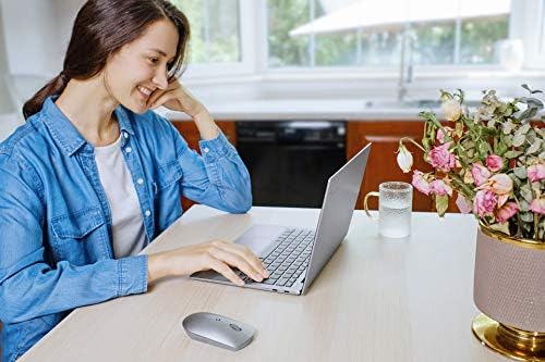 Lenovo Go Multi-Device Wireless Mouse – Versatile Dual Connectivity Bluetooth Optical Mouse with USB-C Rechargeable Battery, Adjustable DPI, Qi Charging, and Ambidextrous Design in Sleek Grey – Perfect for Multitaskers and Professionals