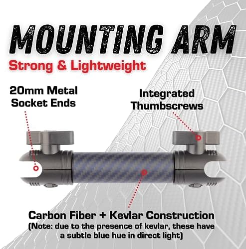 Revolutionary Bulletpoint Dash Mount with 5.9″ Adjustable Carbon Fiber Arm – Universal Compatibility for i Phone & Android Smartphones – 20 mm Ball Joint for Enhanced Stability and Safety – Ideal for Drivers Seeking Seamless Integration and Distraction-Free Navigation