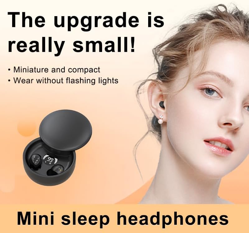 Beige Ergonomic Mini Bluetooth Earbuds – Premium Sound Quality, Hassle-Free Auto Pairing, and IPX5 Waterproof for Active Lifestyles with Ultimate Comfort and Portability
