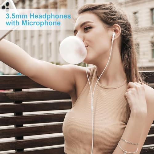 Elevate Your Audio Experience with Premium USB C Earbuds – Ultimate Noise Cancelling Wired Headphones for i Phone 15 and Galaxy Devices, Featuring Built-In Mic & Remote Control for Effortless Calls and Music Management, Exceptional Comfort and Clarity for All-Day Listening – Perfect for Commuters and Audiophiles Alike