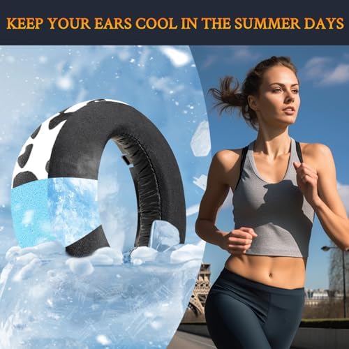 SOULWIT Premium Cooling-Gel Earpads for Sony PS5 Pulse 3 D Wireless Headset – Noise-Isolating Cushions for Enhanced Comfort and Gameplay – Effortless Installation, Sleek Black Design for Ultimate Gaming Experience