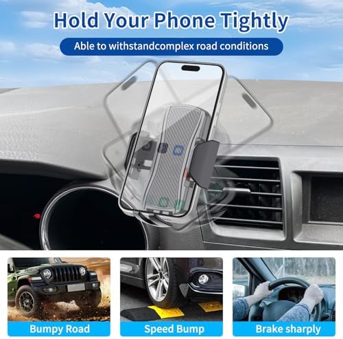 Toyota Highlander 2014-2019 Car Phone Mount – Premium Anti-Shake Phone Holder for Enhanced Navigation, 360-Degree Rotating Cradle Compatible with All Smartphones, Effortless Installation Auto Accessory for Safer Driving