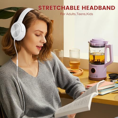 Transform Your Audio Journey with Cowyawn’s Premium USB Type-C Over-Ear Headphones – Stunning Rose Finish, Superior HD Stereo Sound, and Integrated Microphone for Effortless Communication – Ideal for Chromebook, Laptop, and i Phone Users Seeking Optimal Comfort with Portable, Foldable Design