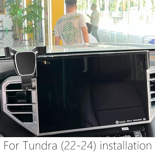 Toyota Tundra 2014-2021 Custom Phone Holder – Secure Smartphone Mount for Crew Max – Effortless Installation & Enhanced Safety for Navigation – Premium Auto Interior Accessory