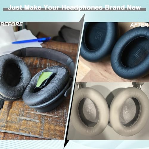 Upgrade Your Listening Experience with Premium Ear Cushions for Bose Quiet Comfort Ultra Wireless Headphones – Luxurious Memory Foam Ear Pads for Optimal Comfort, Superior Sound Isolation, Effortless Installation, and Sturdy Design in Elegant White – Ideal Accessories for Audiophiles and Content Creators