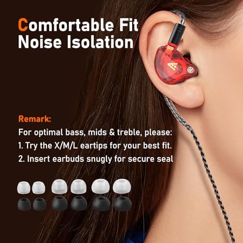Unleash Exceptional Sound Quality with Vibes 202 MC USB-C Wired Earbuds: Premium Hi-Fi Audio, Advanced Noise Isolation, Ergonomic Comfort for i Phone 15/16 – Built-In Microphone for Effortless Communication & Durable Silver-Plated Cable – Includes Portable Case for On-the-Go Convenience