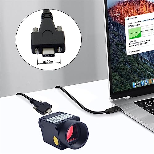 Experience Unmatched Data Transfer with xiwai 5-Meter USB 3.1 Type-C Dual Screws Locking Cable – Perfect for Camera Recorders & Enhanced Device Compatibility – High-Speed USB 3.0 Connectivity for Professionals and Enthusiasts
