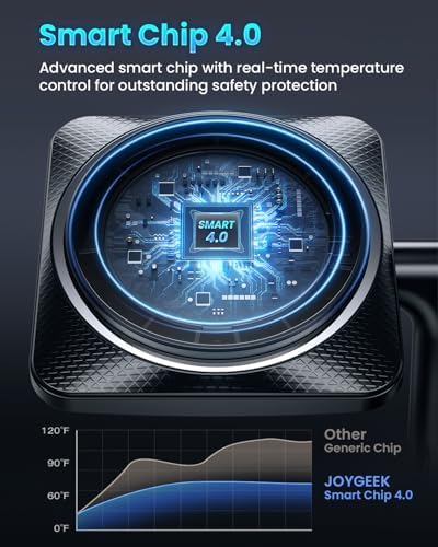 Joy Geek 3-in-1 Foldable Wireless Charging Station for Mag-Safe i Phone – Ultimate Travel Dock for i Phone 12-16 Pro Max, Apple Watch Series 4-10, and Air Pods Pro 2/3/4 – Fast, Compact, and Convenient Power Solution for On-the-Go Charging