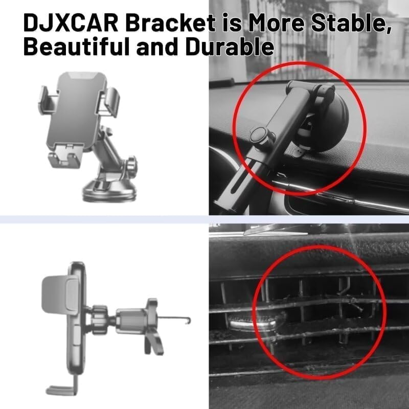 Premium 360° Rotatable Car Phone Holder Mount for Lexus NX 350/350 h/250/450 h+ (2022-2024) – Dashboard Stand for Thick Cases, Ultimate Smartphone Compatibility, and Enhanced Driving Safety