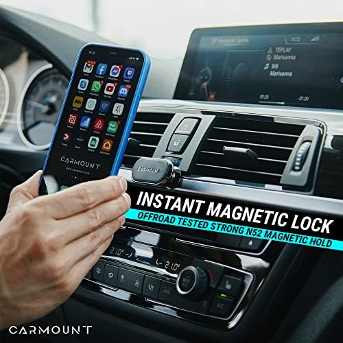 Revolutionary F1 Dashboard Car Mount | Magnetic Phone Holder with Ultra-Strong 8 X N52 Magnets | 360° Adjustable Viewing for All Smartphones | Universal Magnetic Car Mount for Enhanced Driving Safety and Convenience