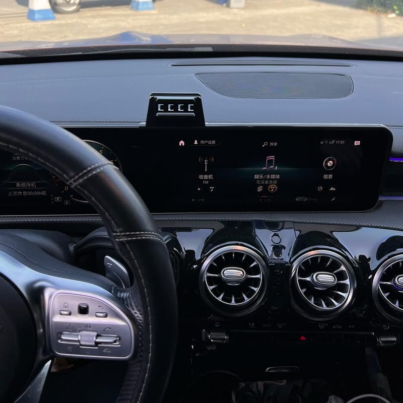 Innovative Phone Mount for 2019-2024 Mercedes GLB, EQA, EQB, and A-Class W177 – Smart 10.25-Inch Navigation Cradle for Optimal Connectivity and Safety – Effortless Tool-Free Setup with Adjustable Viewing Angles – Essential Automotive Accessory for a Connected Driving Experience