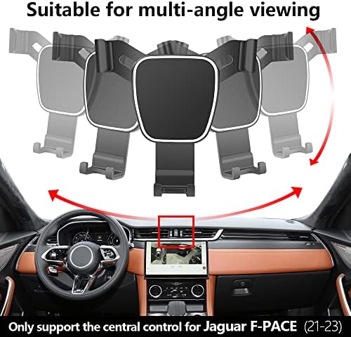 Jaguar F-PACE 2017-2020 Custom Car Phone Holder – Premium Adjustable Air Vent Mount for Secure Smartphone Navigation and Hands-Free Operation, Sleek Interior Accessory for Enhanced Driving Experience