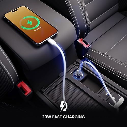 Rapid Charge JOURNEY 20 W USB-C Car Charger – PD 3.0 Technology for Swift Power Delivery, Sleek Compact Design for Seamless Integration in Vehicles, Universal Compatibility for All Smartphones & Tablets, Essential Automotive Accessory for On-the-Go Charging