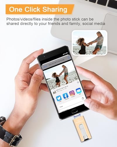 256 GB High-Speed USB Flash Drive for Phones & Tablets – Ultimate Photo & Video Storage Solution with Enhanced Compatibility & Plug-and-Play Convenience (Sleek Black Design)