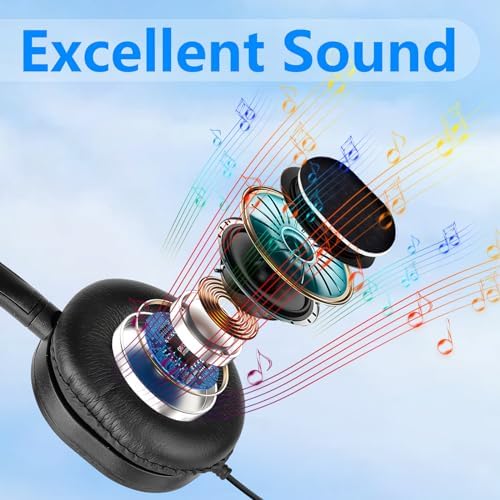 Educational Engagement Headphones 20 Pack – Wired Adjustable Earphones for Kids with Vibrant Color Options, Durable Comfort for Classrooms, Libraries, and Museums – Boost Student Focus and Learning Experience