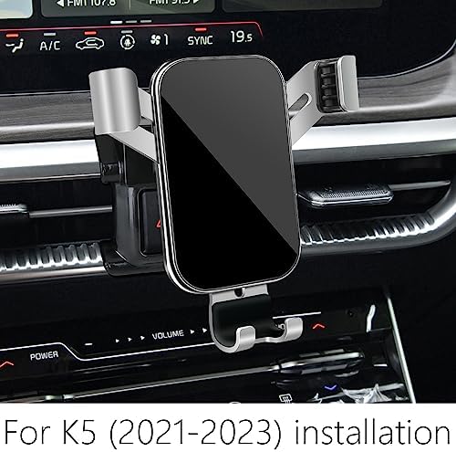 Kia K5 2021-2024 Car Phone Holder: Ultimate Gravity Slide-in Cradle for Secure Smartphone Navigation and Charging – Premium Air Vent Mount for LXS, GT-Line, EX, GT, and LX Models – Elevate Driving with 360-Degree Rotation and Hands-Free Convenience