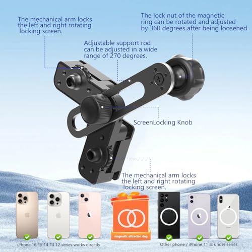 Experience Unmatched Convenience with the Topfit Tesla Wireless Charging Phone Mount – Magnetic Holder for Model Y (Juniper) & Model 3 (Highland), Perfectly Engineered for Seamless Smartphone Access and Rapid Charging. Elevate Your Drive with Effortless Installation and a Sleek Design That Complements Your Tesla’s Aesthetic While Ensuring a Secure Grip on Your Device. Enjoy Hands-Free Navigation and Calls, Enhanced Safety, and Eliminate Cord Clutter with this Durable, High-Quality Accessory. Ideal for Tech-Savvy Tesla Owners Seeking Functionality and Style in One Innovative Solution.