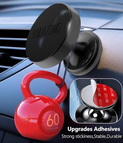 Magnetic Phone Holder Duo for Car – Premium Dashboard Mount with 4 Versatile Metal Plates for Universal Device Compatibility – Secure Hands-Free Operation for Navigation and Communication – 360-Degree Adjustable Viewing Angles – Durable, Easy-to-Install Design Enhances Any Vehicle Interior – Upgrade Your Driving Safety and Convenience with Sleek Style