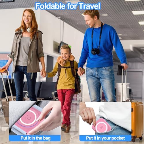 Ultimate Samsung Multi Travel Charger: Foldable Wireless Charging Pad for Galaxy Watch Ultra/7/6/5 Pro/Active 2 & Quick Charge for S25/S24/S23/S22 (+/Ultra)/Note20 – Compact Purple Design with Buds3 Pro Compatibility and Enhanced Speed for On-the-Go Power Solutions