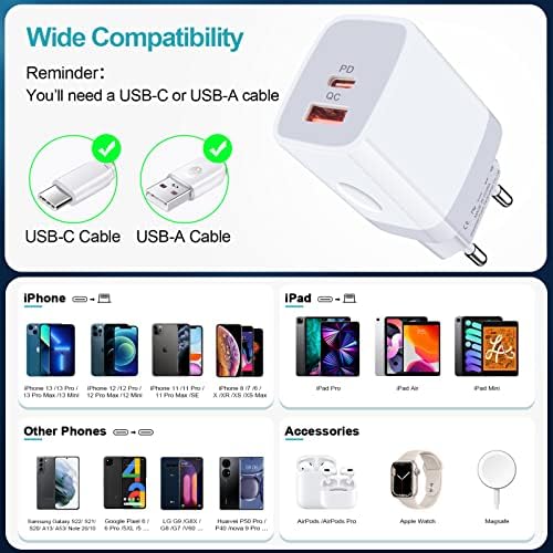 Universal Travel Adapter Kit: 20 W Fast Charging USB-C Converter for US to UK – Dual Port Compatibility for i Phone 16-11 Pro Max, Samsung Galaxy S24, Google Pixel – Lightweight and Compact Travel Essential for Effortless Power on the Go