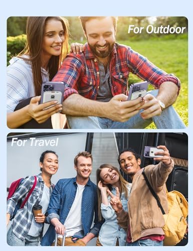 Ultra-Compact 10,000 m Ah Portable Charger with Integrated Cables & AC Plug – Fast Charging Power Bank for i Phone, Samsung, and Android Devices – QC 22.5 W & PD 20 W Travel Essential with Sleek Design for Maximum Convenience and Reliability