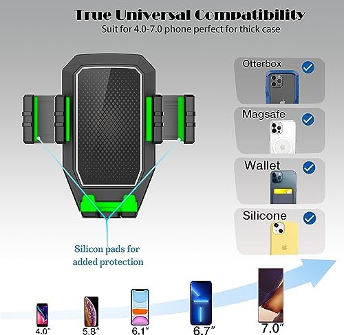Ultimate Heavy Duty Phone Holder for Cars – Adjustable Long Arm with Anti-Shake Suction Cup – Universal Compatibility for All Phones & Vehicles – Enhanced Stability for Safe Navigation and Hands-Free Communication